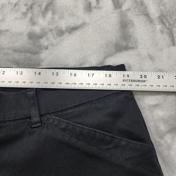 Lee Pants Womens 18 Black Regular Fit Mid Rise Straight Leg Flex Motion Stretch - Picture 8 of 12